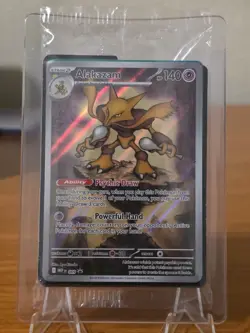 Alakazam Black Star Promo #009 Mega Evolutions SEALED Pokemon Card - Image 1