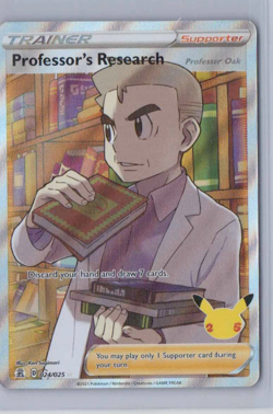 2021 Pokemon Celebrations Professor's Research 024/025 Full Art Ultra Rare Holo - Image 1