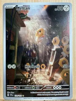 Meltan Holo SV05: Temporal Forces Pokemon TCG 179/162 NM Condition - Image 2