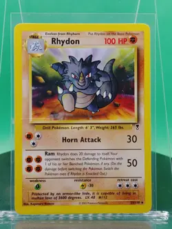 Rhydon 35/110 Legendary Collection Set Non Holo Rare 2002 English Pokemon WoTC - Image 1