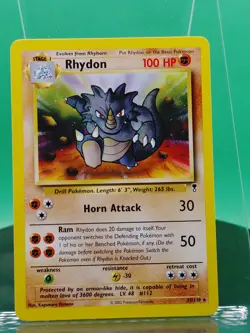 Rhydon 35/110 Legendary Collection Set Non Holo Rare 2002 English Pokemon WoTC - Image 3