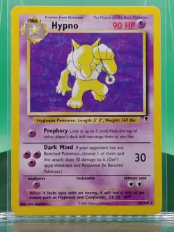 Hypno 25/110 Legendary Collection Set Non Holo Rare 2002 English Pokemon WoTC - Image 1