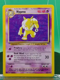 Hypno 25/110 Legendary Collection Set Non Holo Rare 2002 English Pokemon WoTC - Image 3