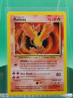 Moltres 30/110 Legendary Collection Set Non Holo Rare 2002 English Pokemon WoTC - Image 1
