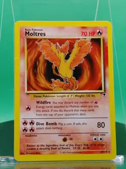 Moltres 30/110 Legendary Collection Set Non Holo Rare 2002 English Pokemon WoTC - Image 3