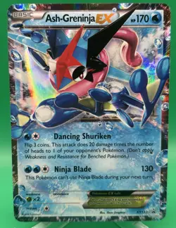Pokemon TCG Ash-Greninja EX XY133 Blackstar Promo 2016 RARE - Image 1
