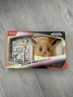 Pokemon TCG Scarlet & Violet Prismatic Evolutions Eevee Accessory Pouch -SEALED✅ - Image 1