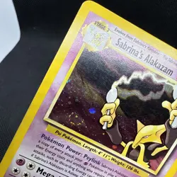 Sabrina's Alakazam - 16/132 - Pokemon Gym Challenge HOLO - LP/MP w/ Swirl - Image 2
