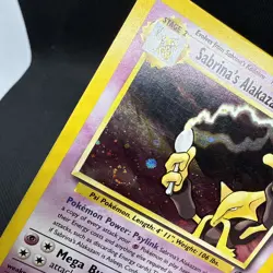 Sabrina's Alakazam - 16/132 - Pokemon Gym Challenge HOLO - LP/MP w/ Swirl - Image 3