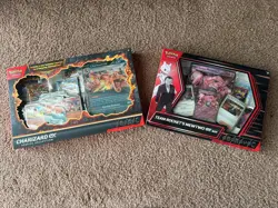 LOT OF 3 Pokemon Boxes. Team Rocket Mewtwo / Charizard Ex / BB&WF Poster Box - Image 1
