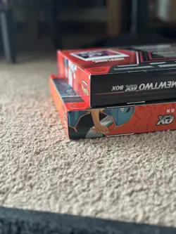 LOT OF 3 Pokemon Boxes. Team Rocket Mewtwo / Charizard Ex / BB&WF Poster Box - Image 4