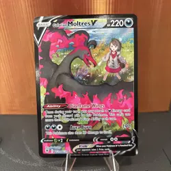 Galarian Moltres V TG20/TG30 Pokemon Astral Radiance Trainer Gallery Holo - Image 1