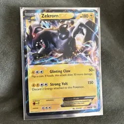 POKEMON POKEMON TCG 2012 ZEKROM EX BW38 BLACK WHITE HOLO BLACK STAR PROMO NM - Image 1