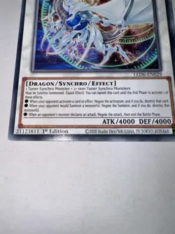 Yugioh 2020 1st Edition Cosmic Blaze Dragon LED6-EN029 - Image 3