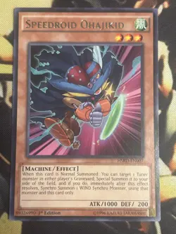 Yugioh: Speedroid Ohajikid - HSRD-EN007 - Rare - 1st Edition - NM - Image 1