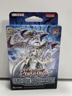 Yugioh Structure Deck Blue-Eyes White Destiny English Edition Factory Sealed TCG - Image 1
