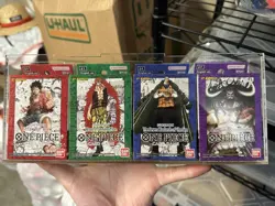One Piece TCG - 1st Edition - Super Pre-Release Starter Deck set - ST01-ST04 - Image 1