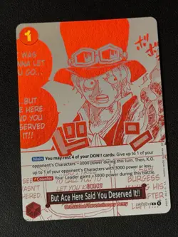 One Piece TCG - But Ace Here Said You Deserved It - OP13-019 - Treasure Campaign - Image 1