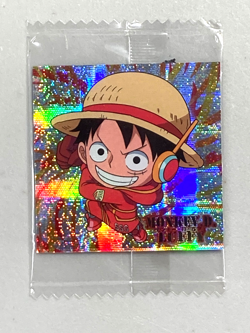 Monkey D Luffy - SW12-02 GR One Piece Wafer Sticker Japanese - Image 1