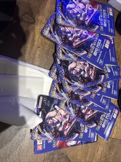 One Piece TCG (OP-14) The Azure Sea's Seven Booster Packs - English - Lot of 10 - Image 1