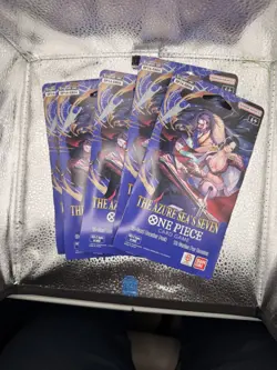 One Piece TCG: The Azure Sea's Seven Sleeved Booster OP-14 English. Lot Of 5 - Image 3