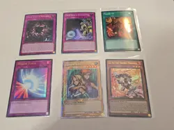 Yu-Gi-Oh! Mini Holo Card Lot #6 - 6x Foil Cards - NM/LP See Photos - Image 1