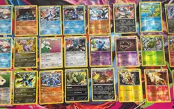 Huge Pokemon Card Lot Binder Collection Of 108 Vintage Holo Promo XY Sun Moon - Image 1