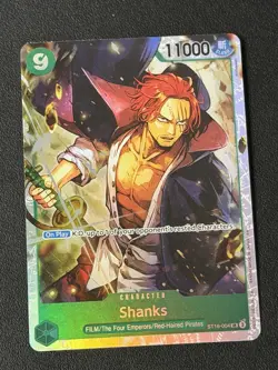 One Piece Card Game Shanks ST16-004 Super Rare NM English - Image 1