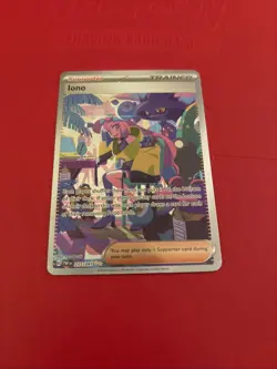 2024 Pokemon TCG Paldean Fates Iono Holo Trainer Card 237/091 - Image 1