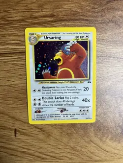 Pokemon TCG Ursaring Neo Discovery 15/75 Holo Rare 80HP Card 2001 - Image 3