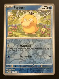 054/165 PSYDUCK REVERSE HOLO SCARLET & VIOLET 151 POKEMON TCG CARD NM - Image 1