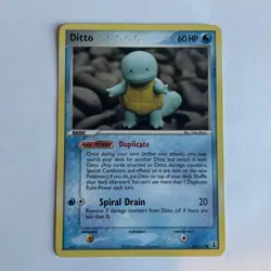 Pokemon TCG Ditto 64/113 Squirtle EX Delta Species 2005 Card NM Non Holo. - Image 2