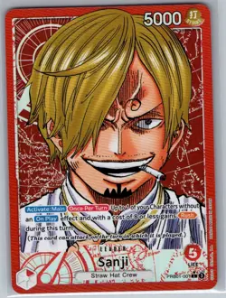 Sanji PRB01-001 Alt Art Premium Booster The Best - One Piece Card Game - NM - Image 1