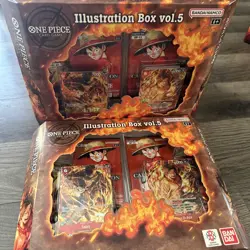 Bandai One Piece Card Game Illustration Box vol. 5, Brand New/Sealed LOT OF 5 - Image 2