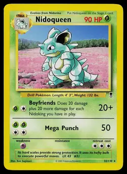 Pokemon Card - Nidoqueen Legendary Collection 32/110 Rare - Image 1