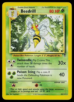 Pokemon Card - Beedrill Legendary Collection 20/110 Rare - Image 1