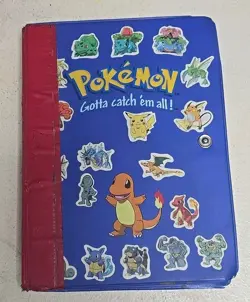 Pokemon Vintage Card Binder Childhood Collection. LP MP HP Some 1st Ed - Image 1