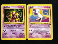 Pokemon Vintage 2 Card Lot - Mewtwo 14 Mew 8 Promo - Image 1