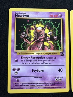 Pokemon Vintage 2 Card Lot - Mewtwo 14 Mew 8 Promo - Image 2