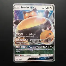 Snorlax GX SM05 SM Promos Holo Card MP/LP - Image 1