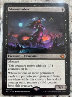 Magic the Gathering MTG Card: Moonshadow Lorwyn Eclipsed ! NM - Image 1