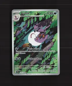 Arbok 176/162 Temporal Forces Full Art Ultra Rare Holo Pokemon Card NM - Image 1