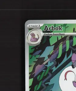 Arbok 176/162 Temporal Forces Full Art Ultra Rare Holo Pokemon Card NM - Image 3