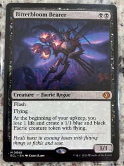 Magic the Gathering MTG Card: Bitterbloom Bearer Lorwyn Eclipsed ! NM - Image 1
