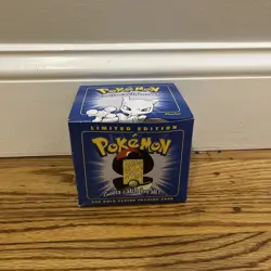 Sealed Burger King Mewtwo Blue Pokemon 23K Plated Trading Card Pokeball - Image 2