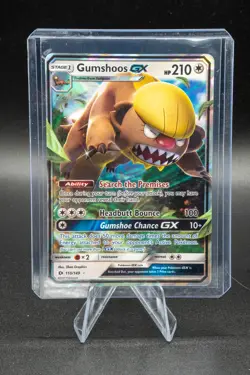 Pokemon TCG Gumshoos GX 110/149 Sun & Moon Holo Rare Card Collectible Light Play - Image 5