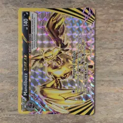 Pokemon Mandibuzz BREAK XY182 XY Promo Holo 140HP Ancient Bird Pokemon TCG Card - Image 1