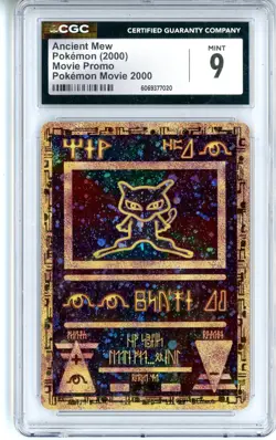 CGC MINT 9 Pokemon Trading Card Game Ancient Mew Pokemon Movie 2000 Promo Holo - Image 1