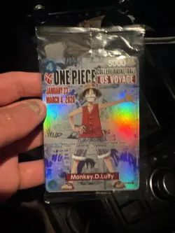 One piece CCG College basketball monkey d luffy Rutgers card SEALED IN HAND - Image 1