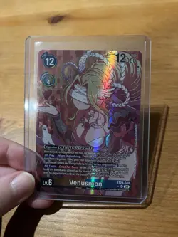 Digimon BT24 Time Stranger Bt24-040 Venusmon Alt Art SR Card - Image 2